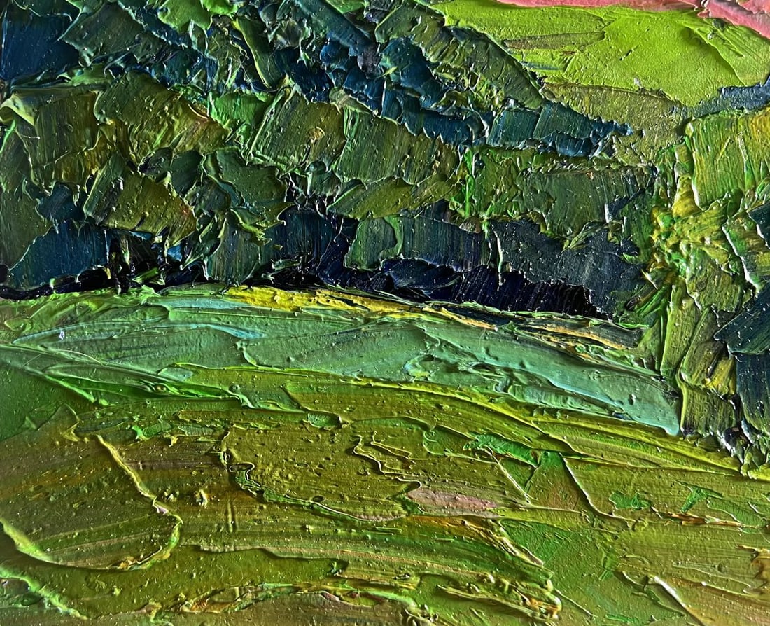 Oil painting Summer meadows and forests Boris Serdyuk - 8