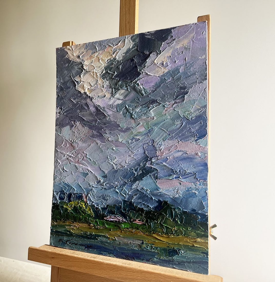 Oil painting Before the rain Boris Serdyuk - 2