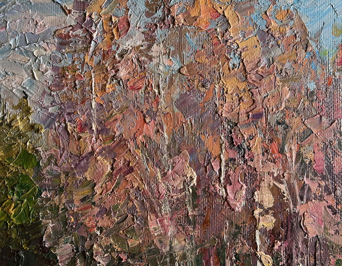 Oil painting Along the forest road Boris Serdyuk - 6