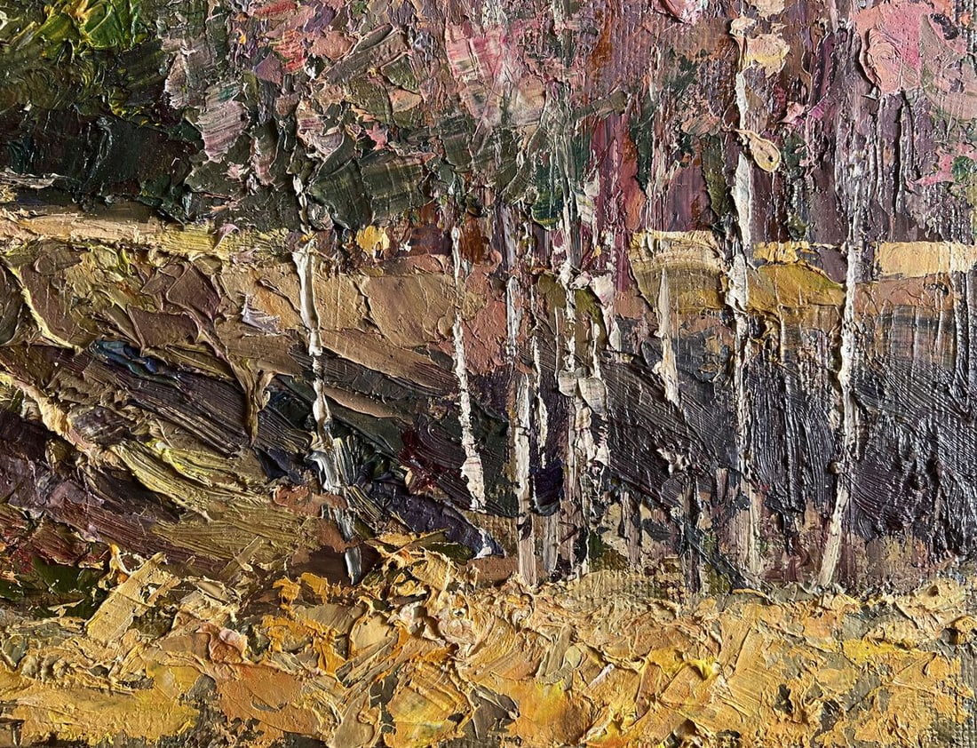 Oil painting Along the forest road Boris Serdyuk - 7