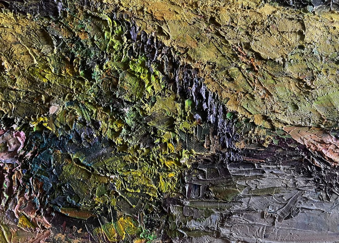 Oil painting House near the pond Boris Serdyuk - 7