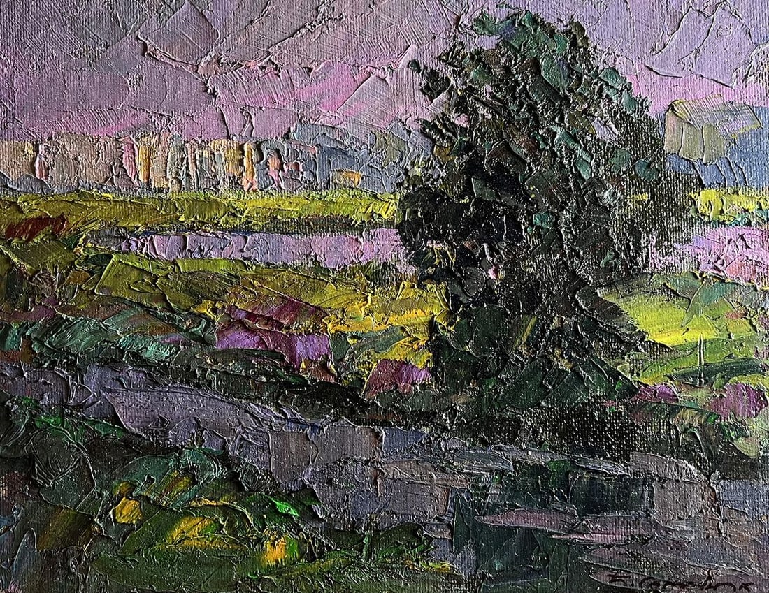 Oil painting Natural meadow Boris Serdyuk - 3