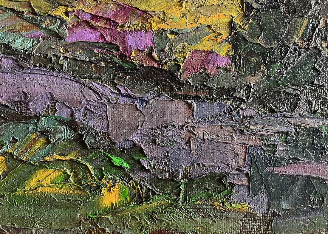 Oil painting Natural meadow Boris Serdyuk - 7