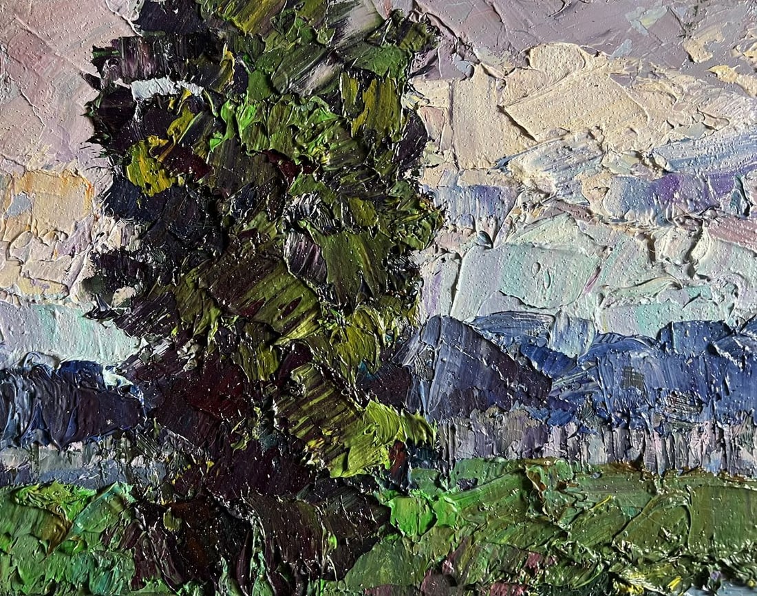 Oil painting It's getting dark Boris Serdyuk - 4