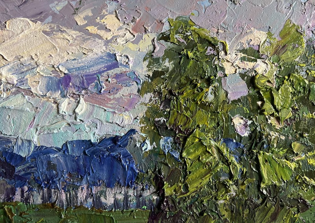 Oil painting It's getting dark Boris Serdyuk - 6