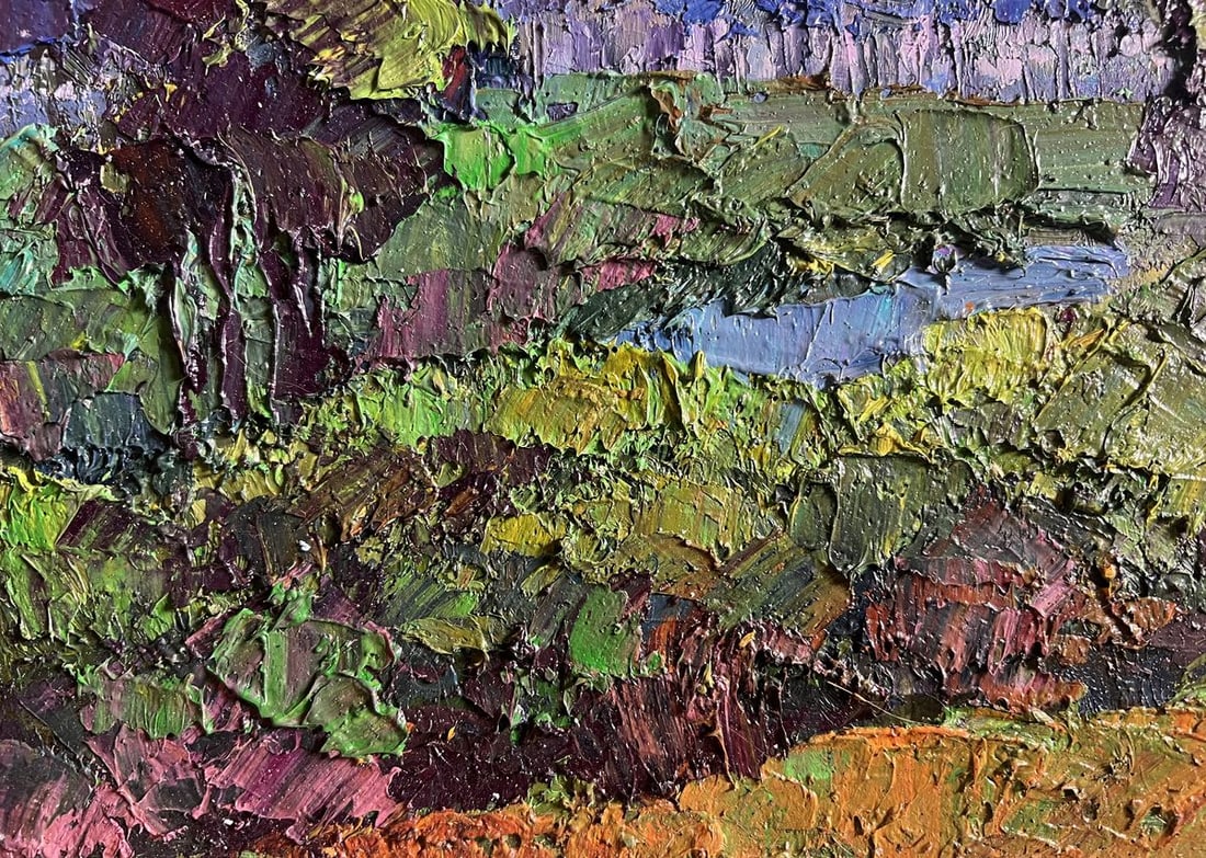 Oil painting It's getting dark Boris Serdyuk - 7