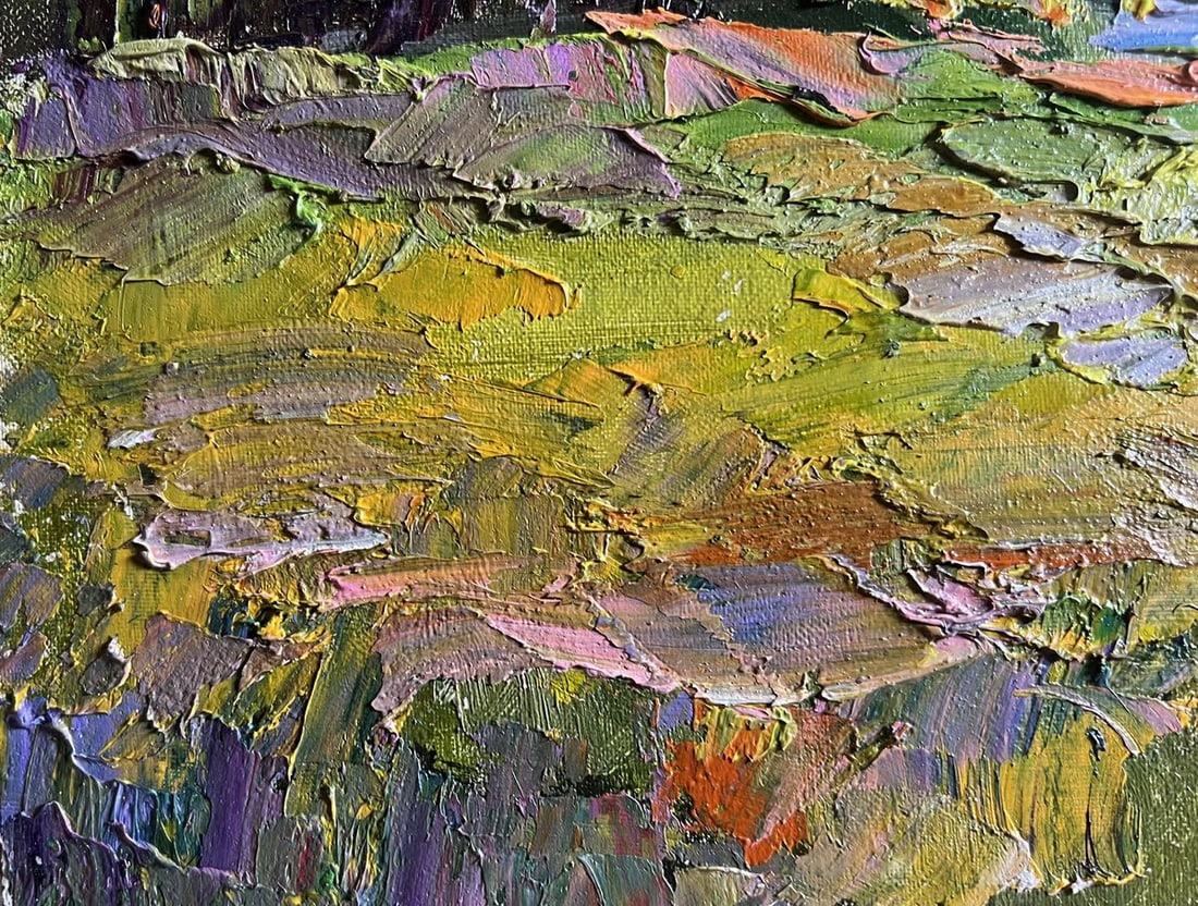 Oil painting In the summer forest Boris Serdyuk - 8