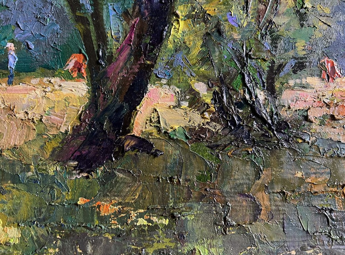 Oil painting Walking the cows Boris Serdyuk - 7