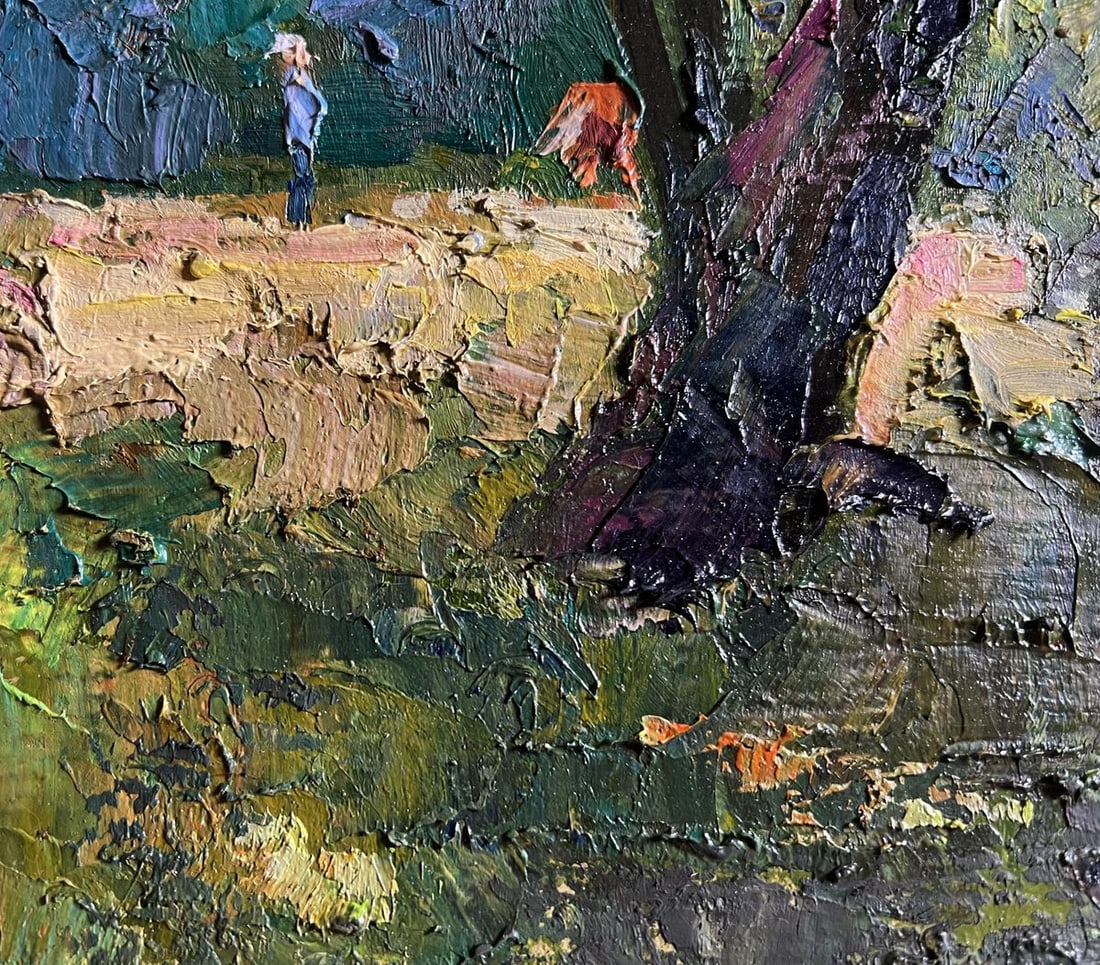 Oil painting Walking the cows Boris Serdyuk - 8