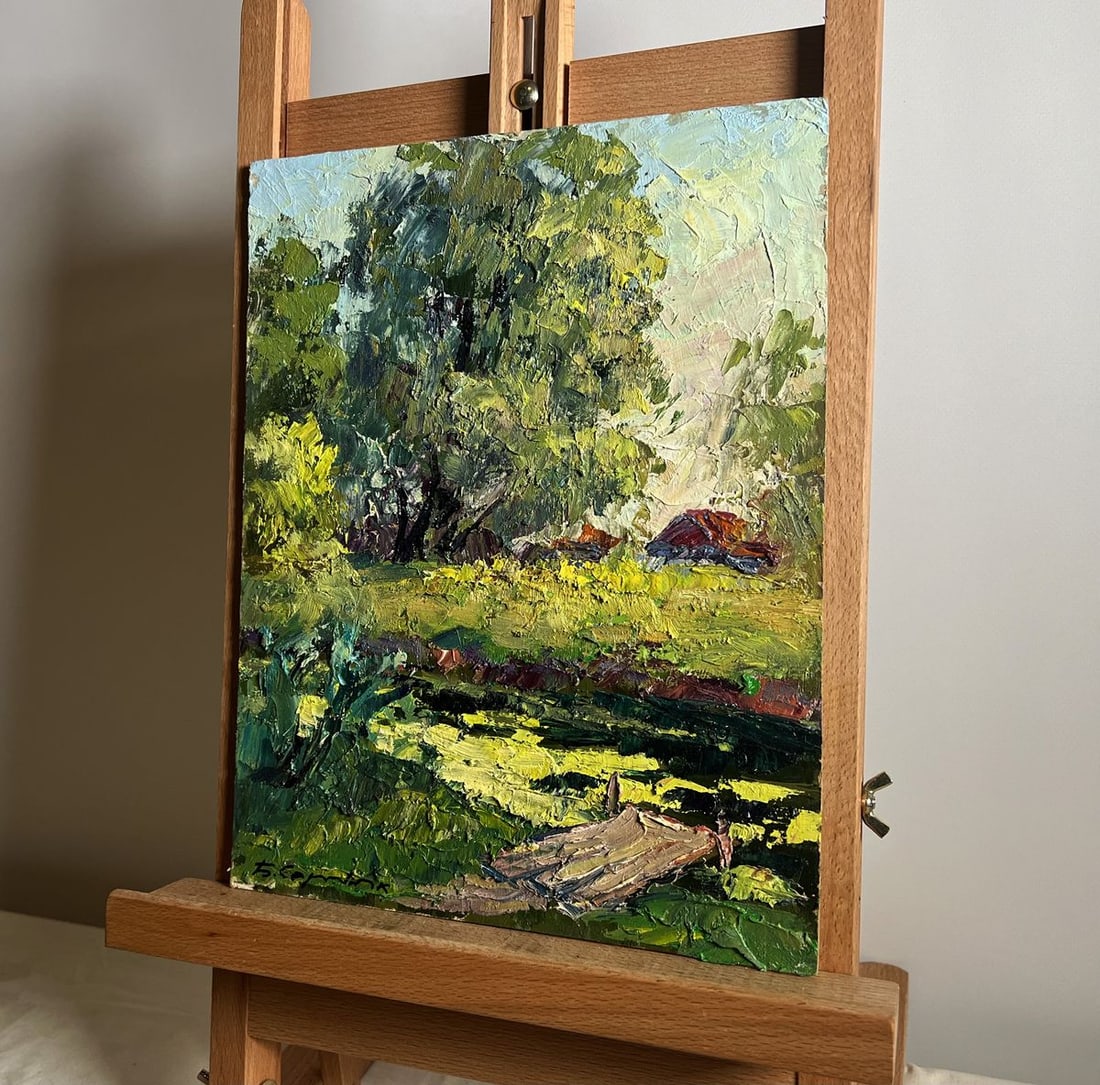 Oil painting Enjoying the silence Boris Serdyuk - 2