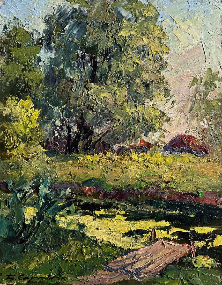 Oil painting Enjoying the silence Boris Serdyuk - 3