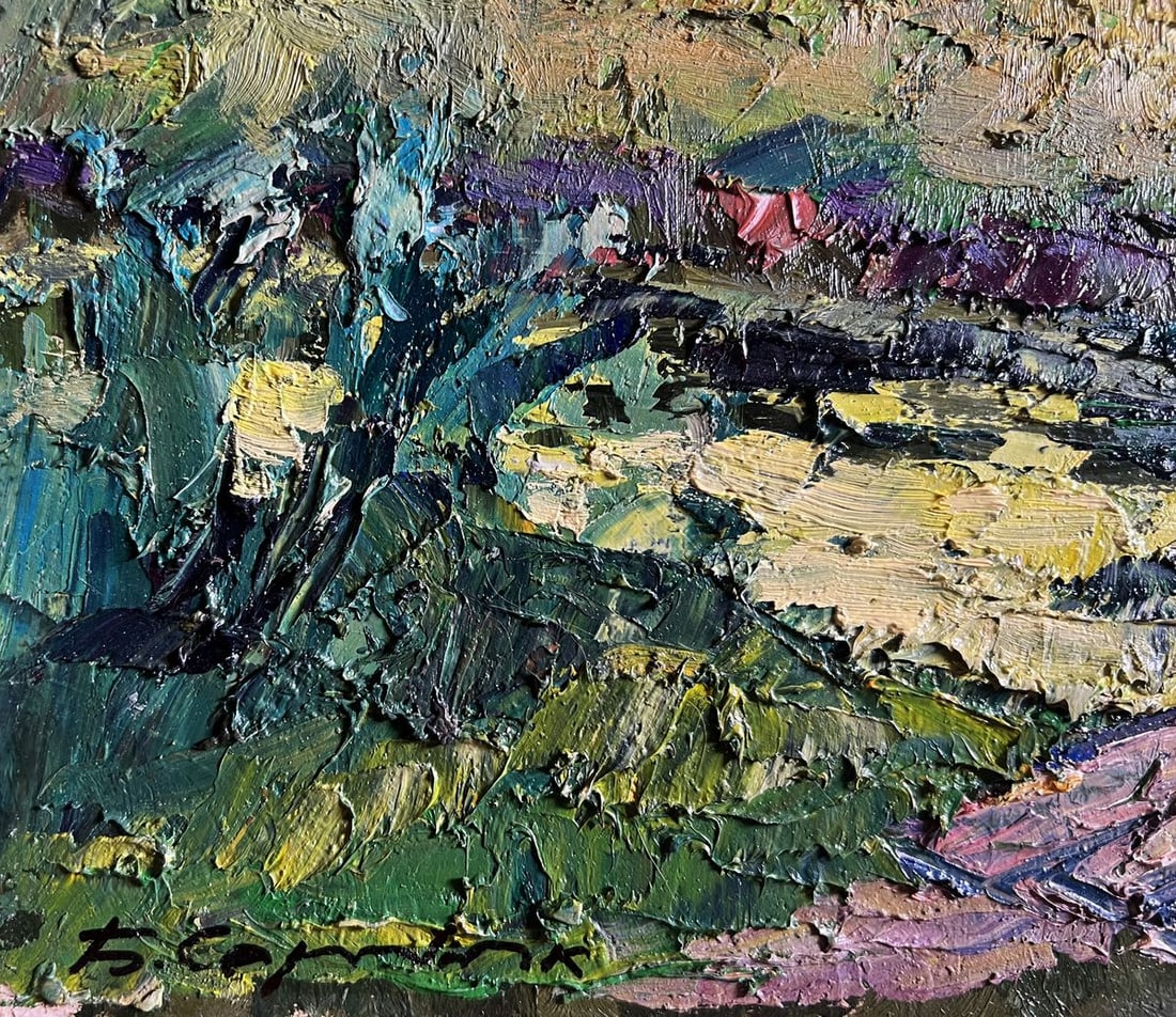 Oil painting Enjoying the silence Boris Serdyuk - 9