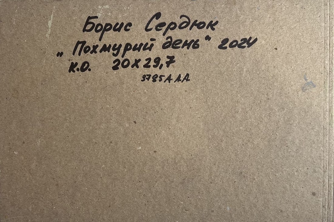 Oil painting It's a nasty day Boris Serdyuk - 10