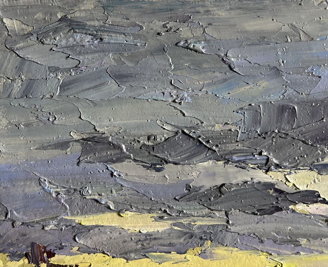 Oil painting It's a nasty day Boris Serdyuk - 4