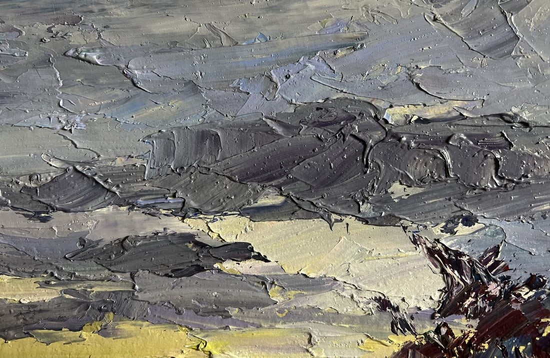 Oil painting It's a nasty day Boris Serdyuk - 5