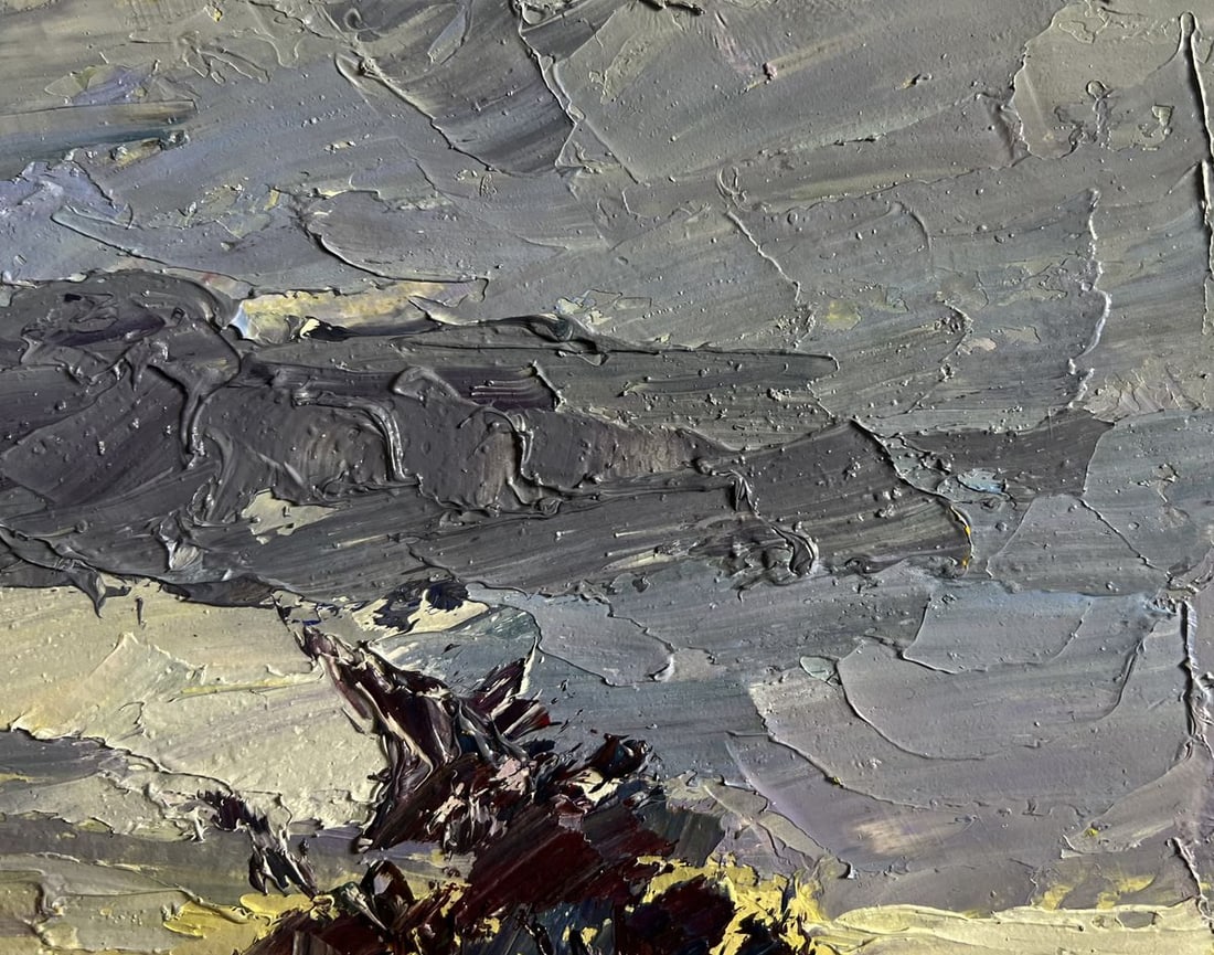 Oil painting It's a nasty day Boris Serdyuk - 6