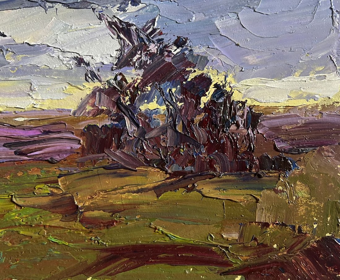 Oil painting It's a nasty day Boris Serdyuk - 7