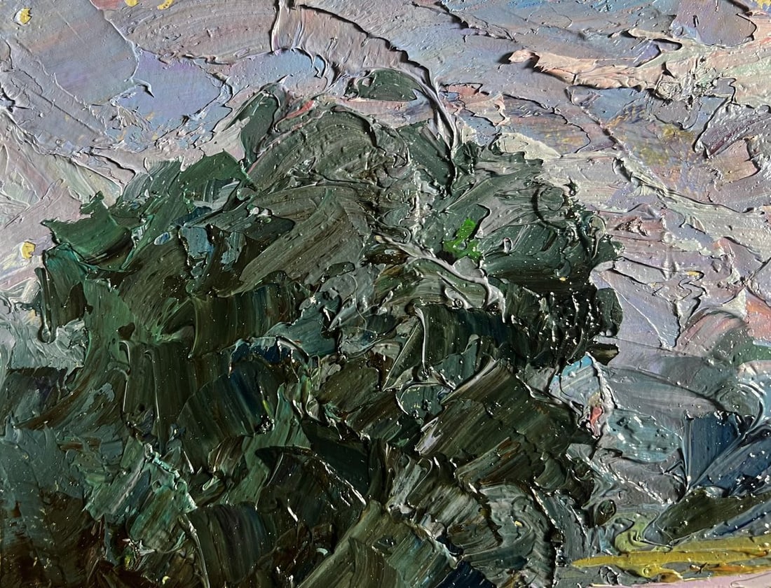 Oil painting Further away from the city Boris Serdyuk - 4