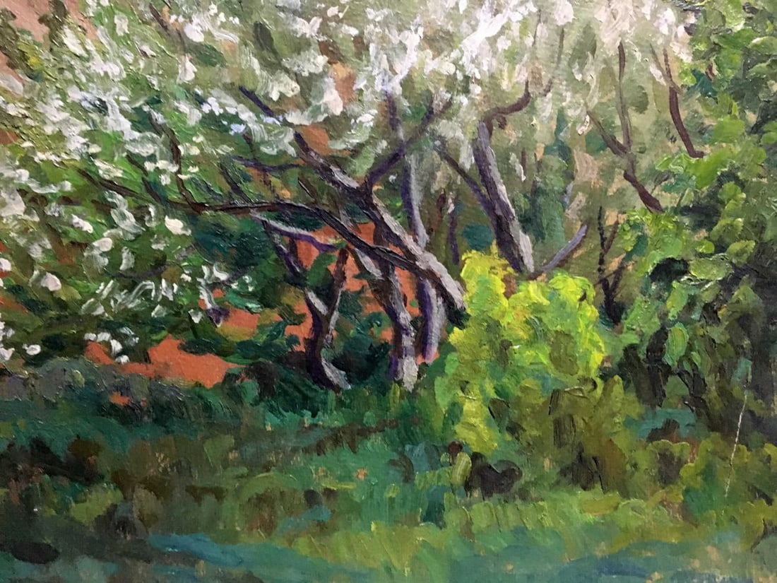 Oil painting summer landscape A. Cherkas - 7