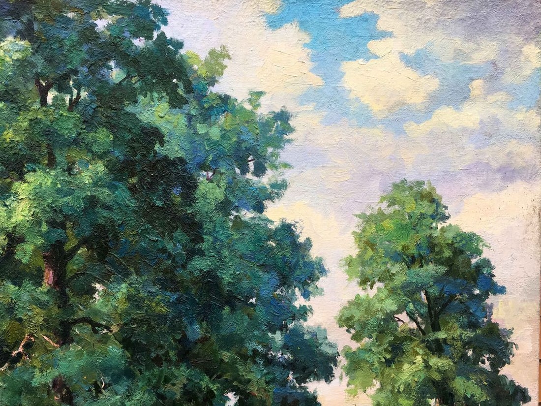 Oil painting forest landscape Nepiypivo Vasily Ignatievich - 3