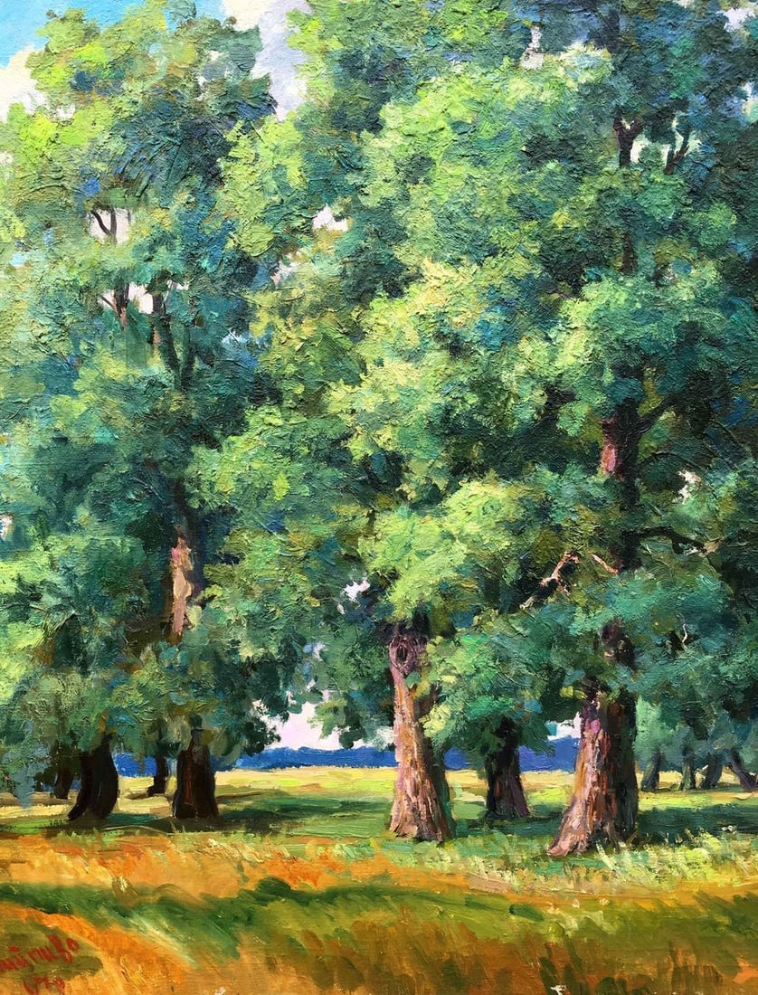Oil painting forest landscape Nepiypivo Vasily Ignatievich - 8