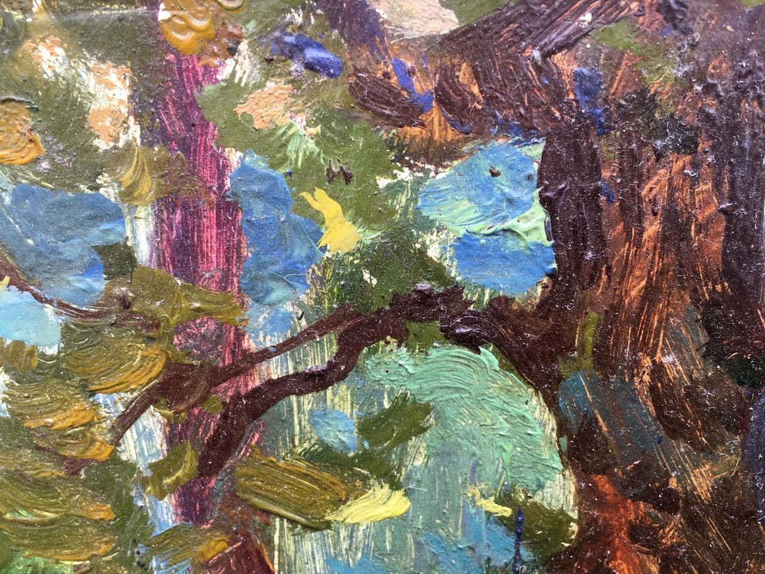 Oil painting forest landscape Aleksandrochkin Yuri Mikhailovich - 2