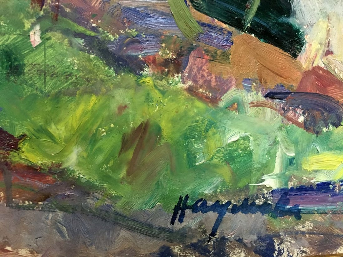 Oil painting House in the forest Naumova Tamara Sergeevna - 8