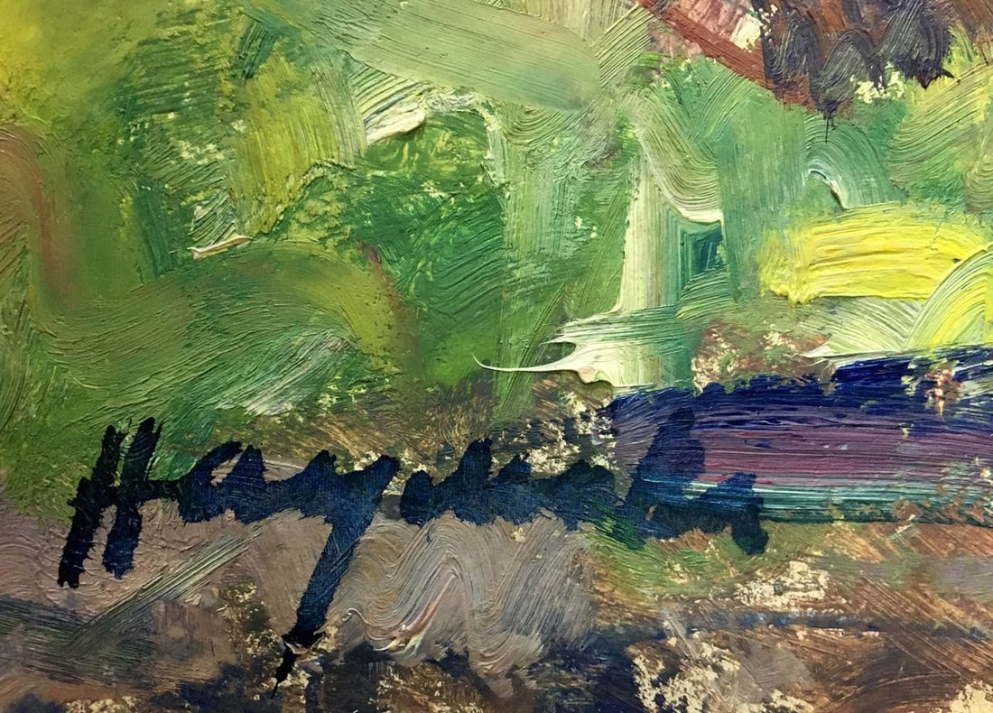 Oil painting House in the forest Naumova Tamara Sergeevna - 9