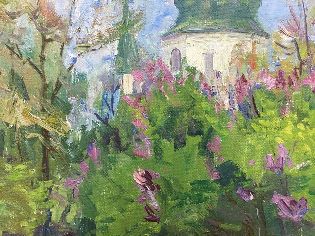 Oil painting Lilac blooms Bondar Ivan Ivanovich - 3
