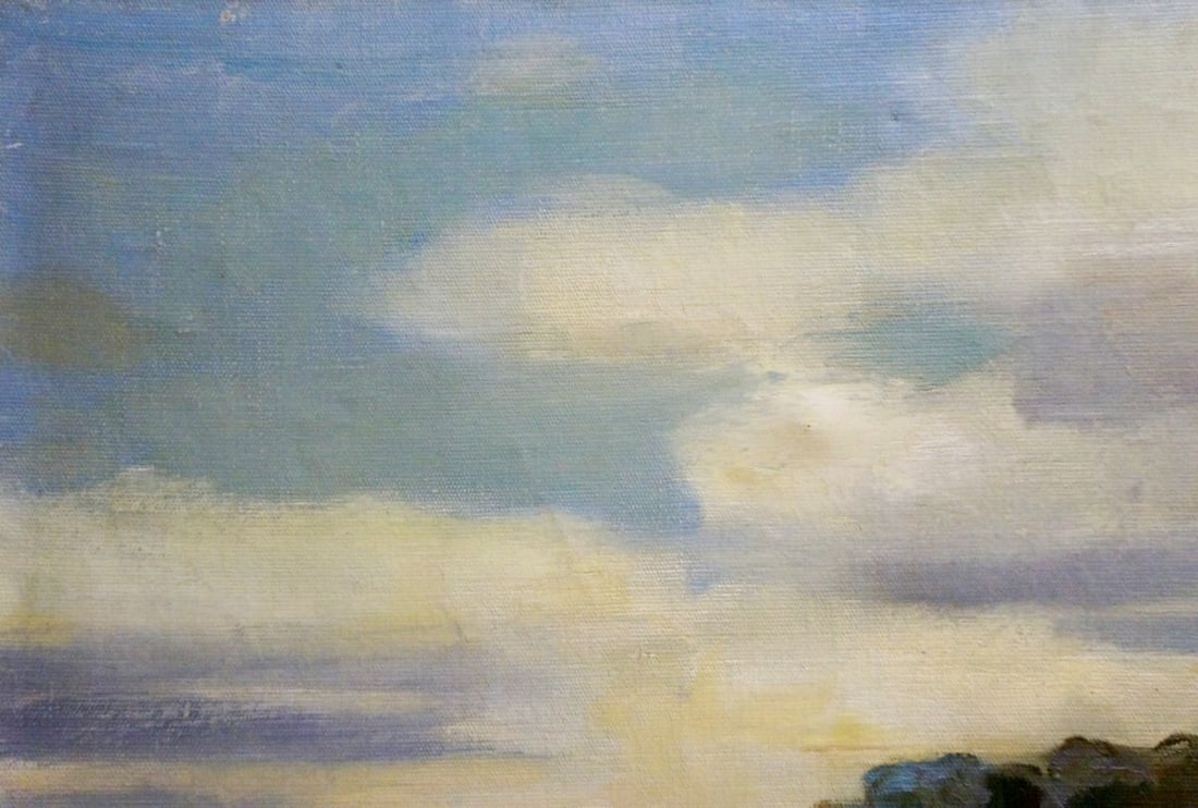 Oil painting Road to the village Kirakozov Gerasim Artemovich - 3