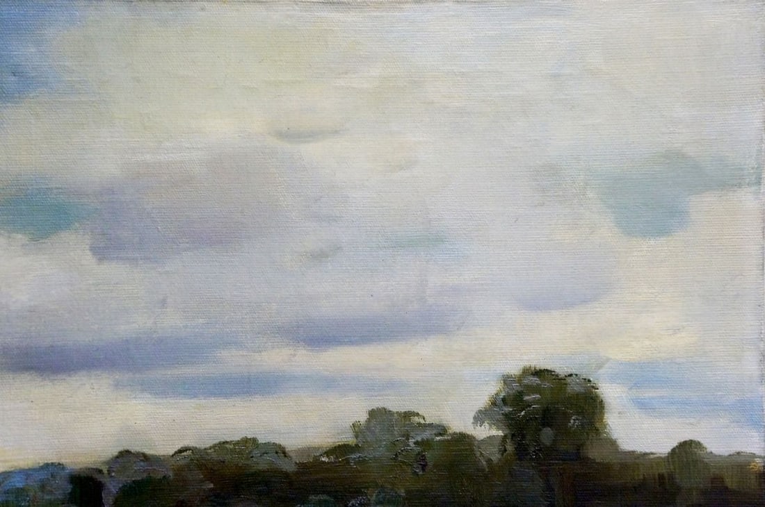 Oil painting Road to the village Kirakozov Gerasim Artemovich - 4