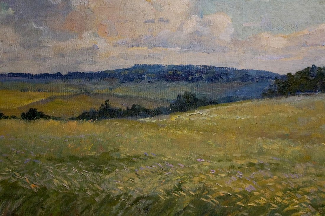 Oil painting Landscape field Gerus Boris Stepanovich - 6