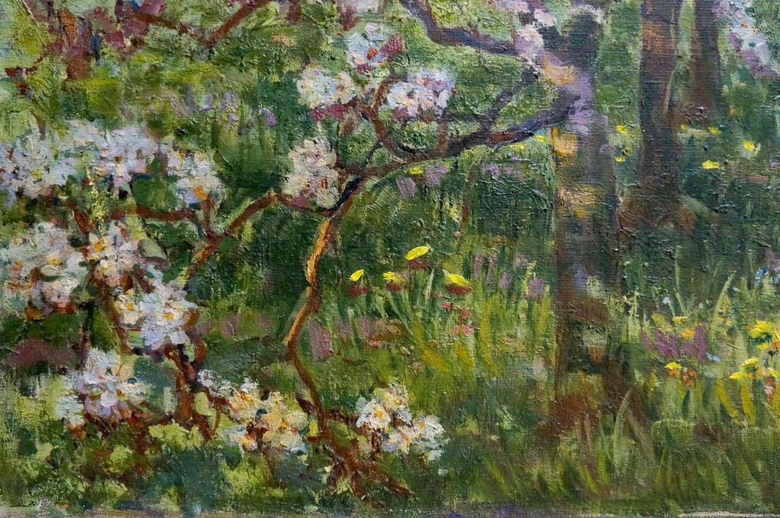 Oil painting Tree blooms Yanchak Elena Vaclavovna - 2