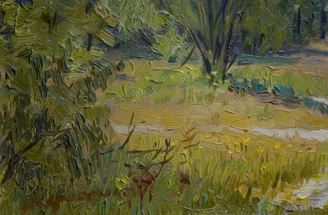 Oil painting Road to the forest Z. Seredenko - 2