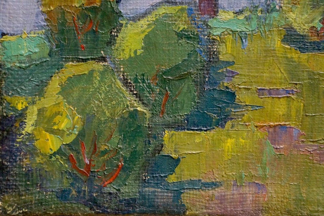 Oil painting Landscape of trees Homko Alexander - 2