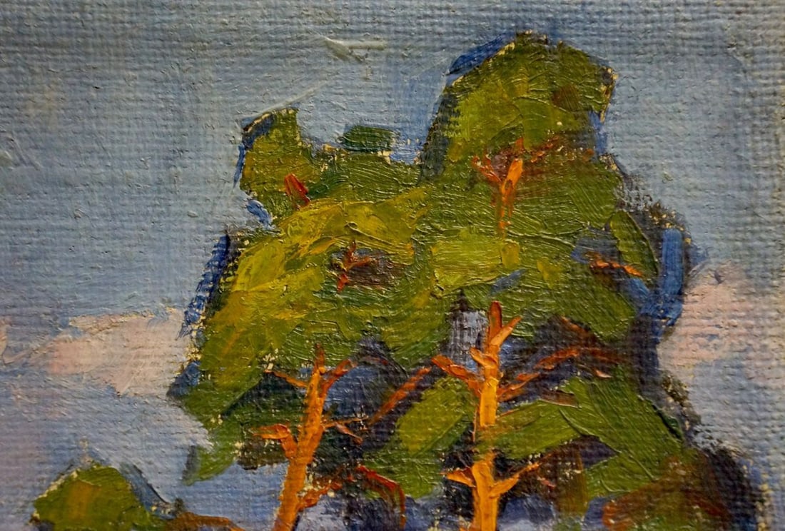 Oil painting Landscape of trees Homko Alexander - 4
