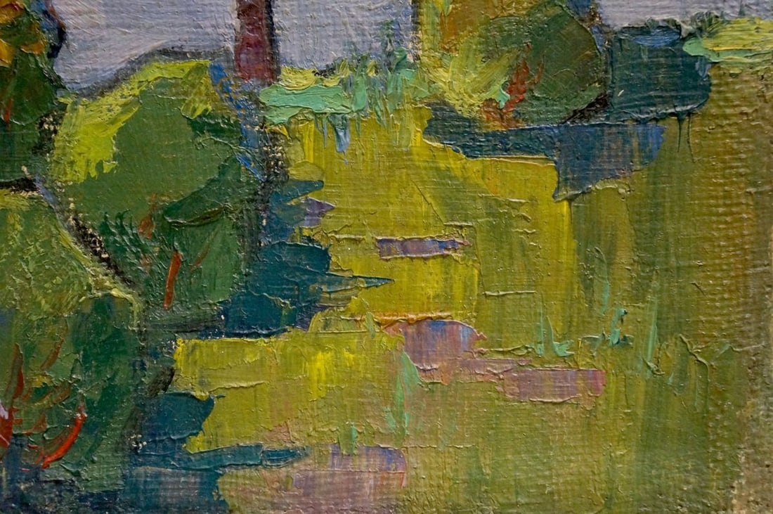 Oil painting Landscape of trees Homko Alexander - 5