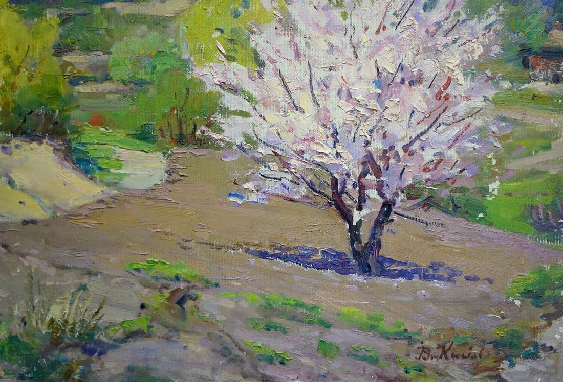 Oil painting In the garden Kisel Ivan Gordeevich - 5
