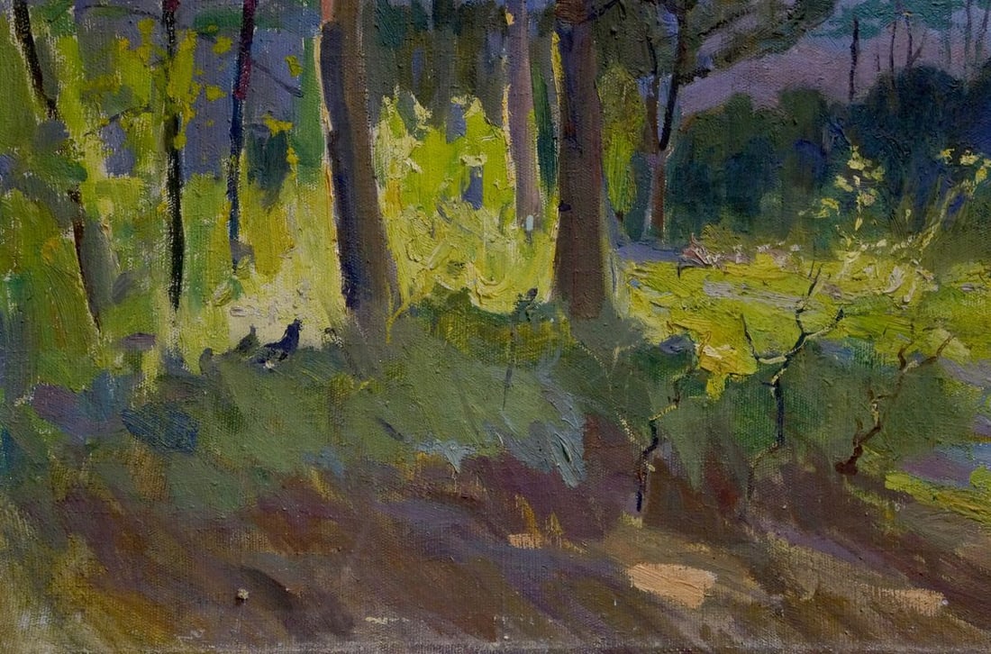Oil painting Forest V. Molodtsov - 2