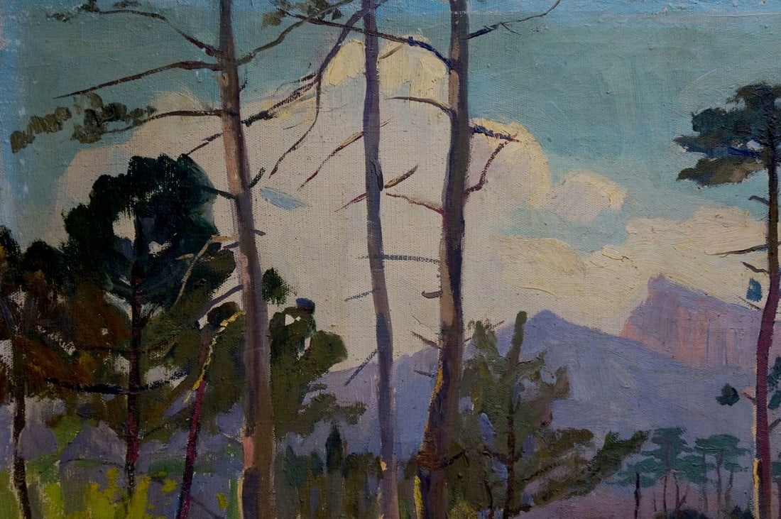 Oil painting Forest V. Molodtsov - 3