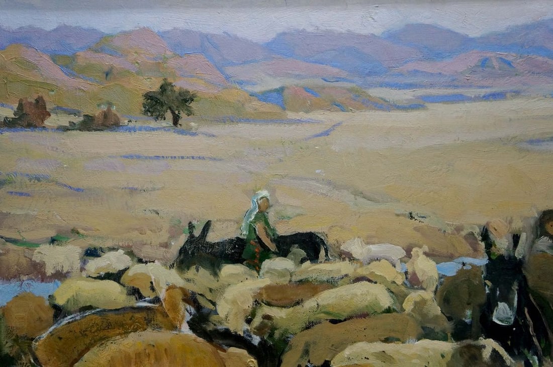 Oil painting Pasture Karas Joseph Ilyich - 3