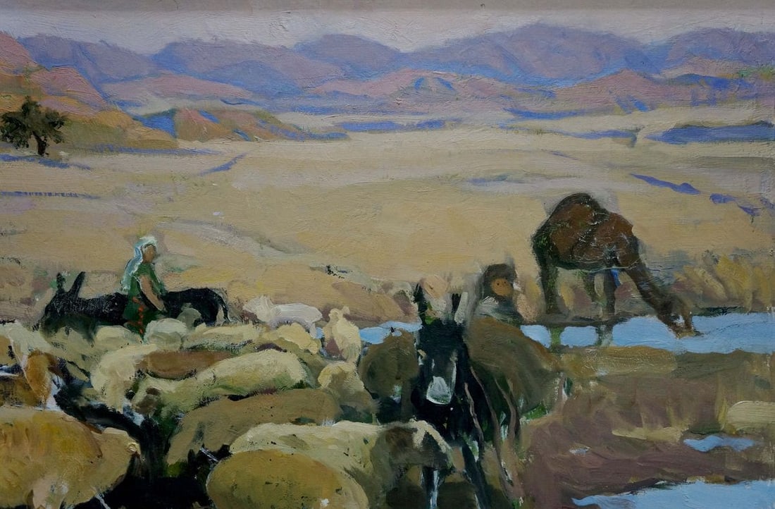 Oil painting Pasture Karas Joseph Ilyich - 4