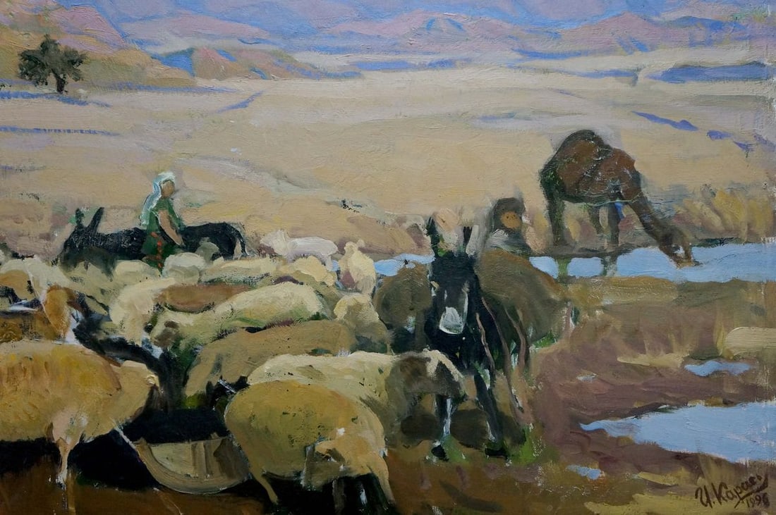 Oil painting Pasture Karas Joseph Ilyich - 5