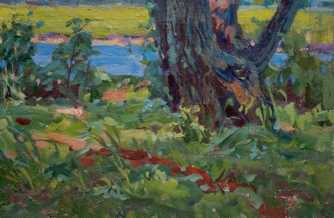 Oil painting By the river Fomin Anatoly Nikiforovich - 5