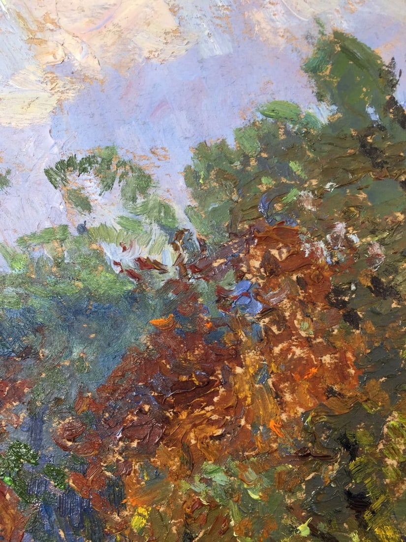 Oil painting Glade in the forest Sevast'yanov Viktor Grigor'yevich - 7