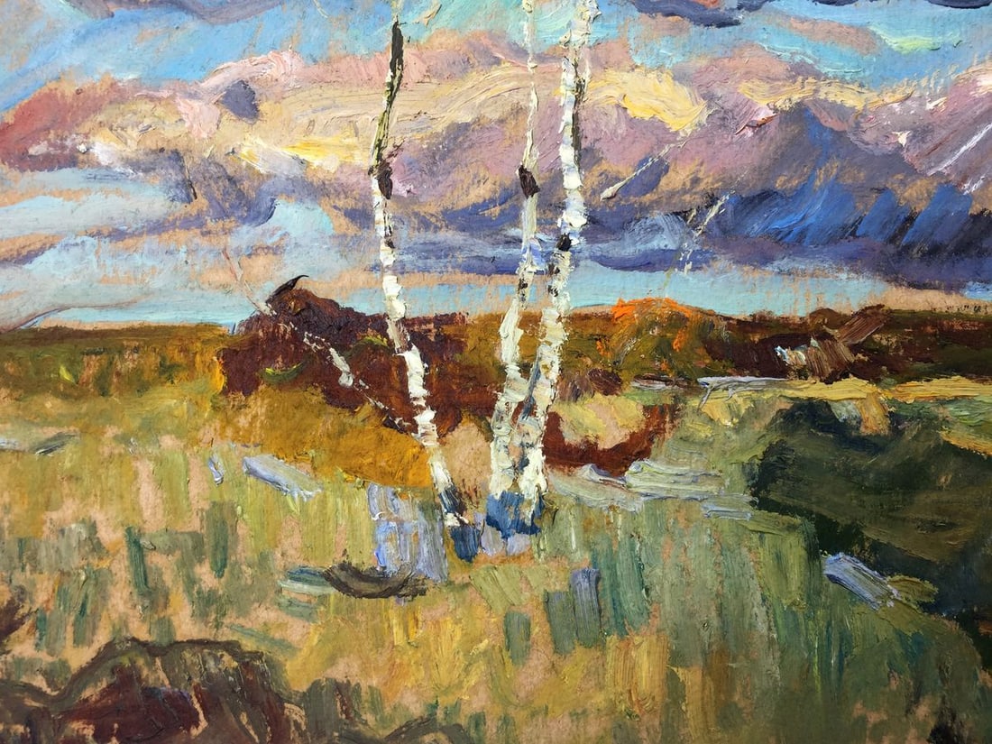 Oil painting Meadows Sevast'yanov Viktor Grigor'yevich - 3