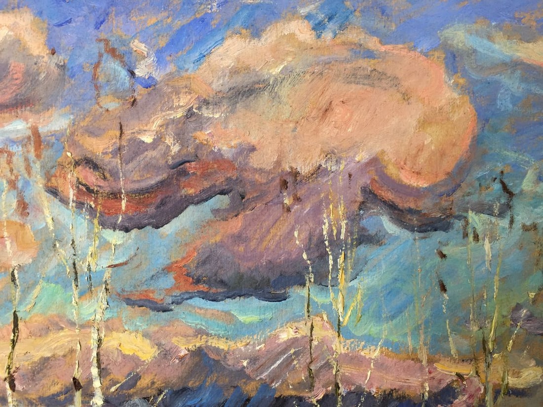 Oil painting Meadows Sevast'yanov Viktor Grigor'yevich - 5