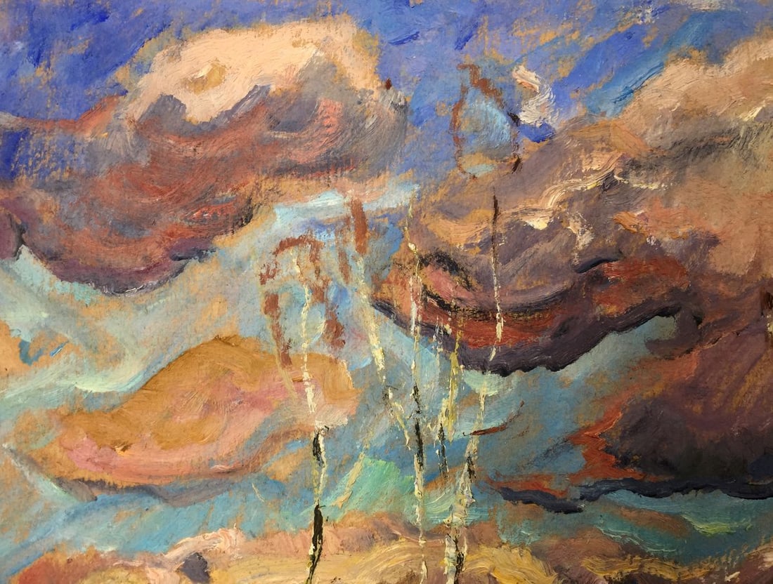 Oil painting Meadows Sevast'yanov Viktor Grigor'yevich - 6