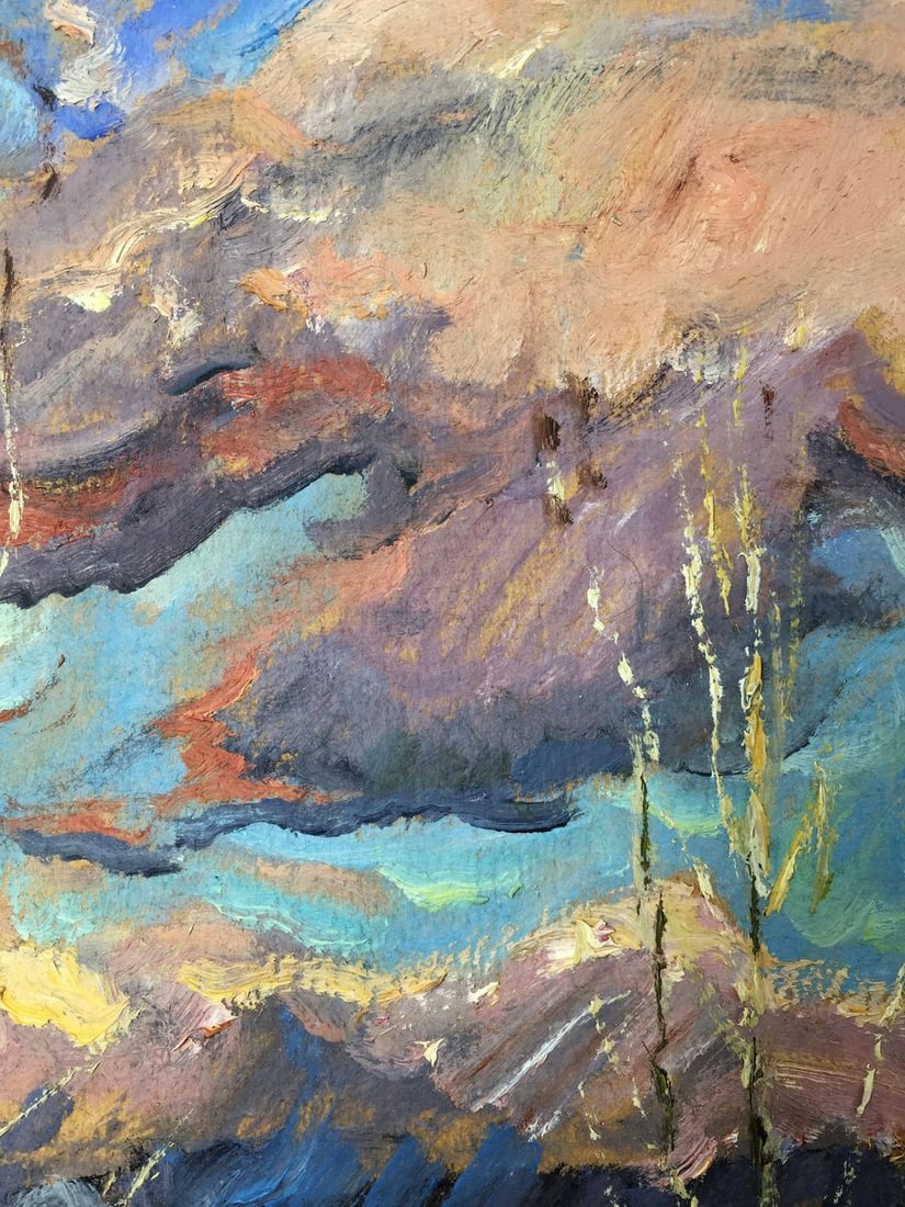 Oil painting Meadows Sevast'yanov Viktor Grigor'yevich - 8