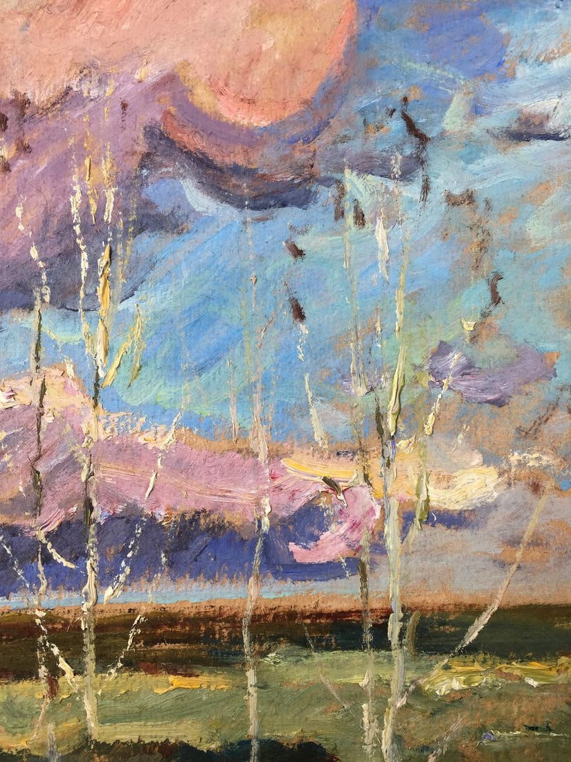 Oil painting Meadows Sevast'yanov Viktor Grigor'yevich - 9